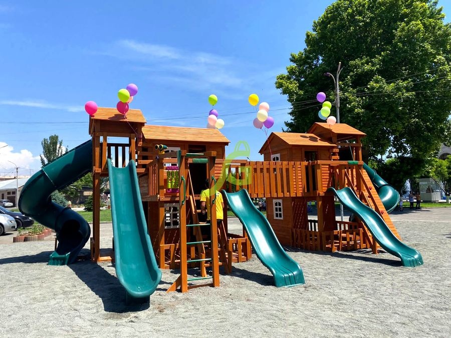 Детская деревянная площадка IgraGrad Домик 7